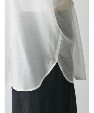 Green Parks AnriettMusee シアーボウタイブラウス Off White