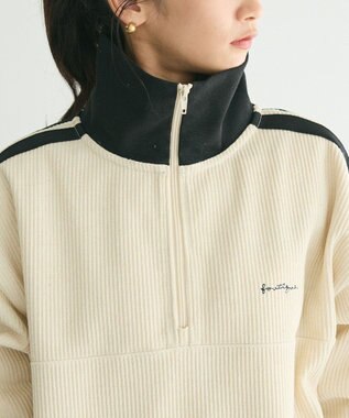 CRAFT STANDARD BOUTIQUE 【ユニセックス】ハーフジップスウェット Ivory