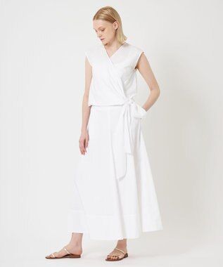 BEIGE， HYDRANGEA / ロングスカート White