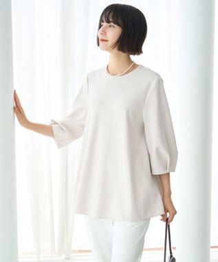 UNFILO 【2WAY】BEAUTY MOVE レース襟ブラウス アイボリー