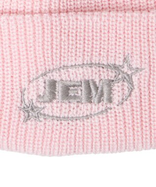 WEGO 【ユニセックス着用ITEM】ロゴショートビーニー ライトピンク