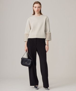 ウールブレンドスムース デザインニット / ICB | ファッション通販