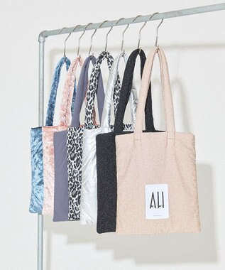 AMERICAN HOLIC 26AWパテッドホリホリトートバッグ Silver