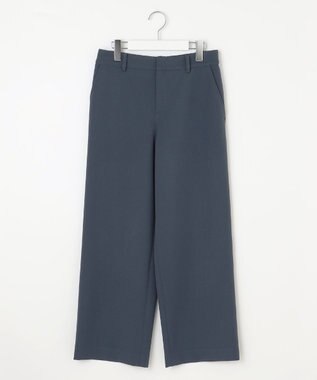 J.PRESS LADIES 【WEB限定カラーあり】T/Rアルガンシルク ワイド パンツ ダルブルー系