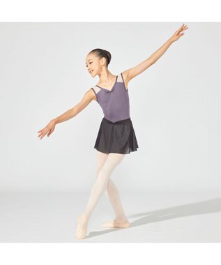 Chacott ノースリーブレオタード チャコ-ルグレー