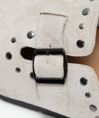 WEGO スタッズデザインサボ ライトベージュ