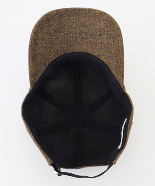 自由区 【カタログ掲載・洗える】ジュートライク キャップ ブラウン