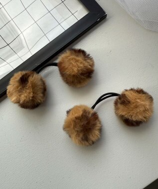 WEGO L2Pダブルポンポンヘアゴム