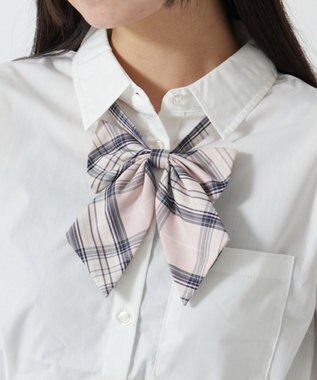 WEGO 【SCHOOL ITEM】チェックスクールリボン レッドチェック2