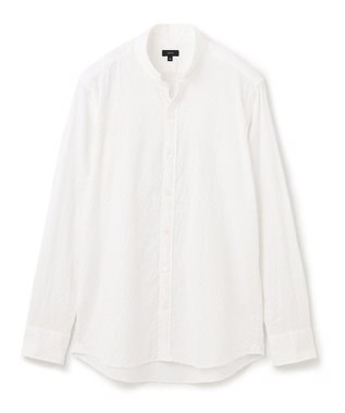 JOSEPH HOMME トライジャガードストレッチ　ウィングカラーシャツ ホワイト系