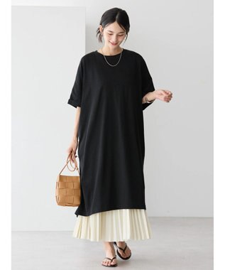 AMERICAN HOLIC バックタックカットチュニック Black