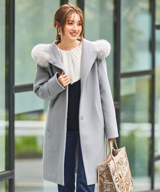 エアリーモッサフード付きウール コート Feroux ファッション通販 公式通販 オンワード クローゼット エアリーモッサフード付きウール コート Feroux ファッション通販 公式通販 オンワード クローゼット