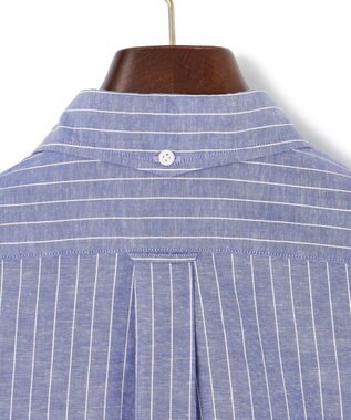 J.PRESS MEN 【WEB・一部店舗限定】コットンリネンストライプシャツ ネイビー系1