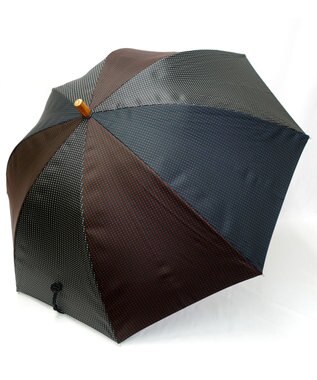 +RING UNISEX プラスリング 晴雨兼用（長ショート） ピンドット T1322