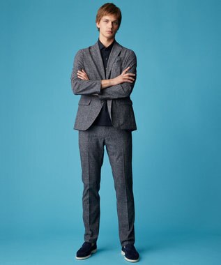 JOSEPH ABBOUD 【ウエストも伸びる！多機能シリーズがさらに薄く新開発】ライトウェーブライト パンツ グレー系2