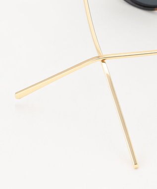 組曲 【UVカット・組曲×setsuko sagittaire】フリルポーチ×サングラス ブラック系