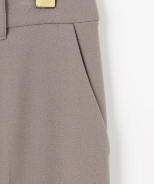 ANY SIS ビューティサーモ2WAYストレッチ テーパードパンツ グレージュ