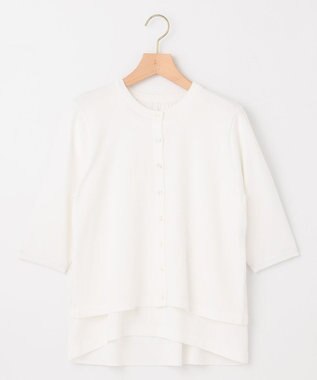 組曲 【2SET・WEB限定】フラワーレース5分袖ツイン ニット アイボリー系