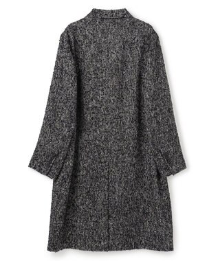 JOSEPH HOMME 【HIGH GRADE LINE】ファンシーループツイード　ダブルブレストコート ブラック系5