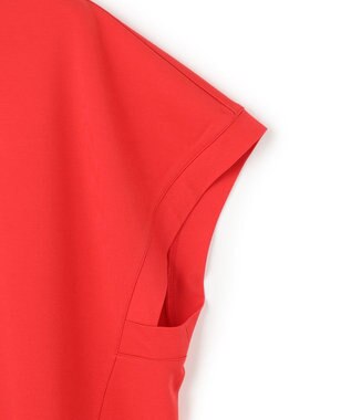 UNFILO L 【一部店舗限定カラー】BEAUTY FORM-T コクーンTシャツ レッド