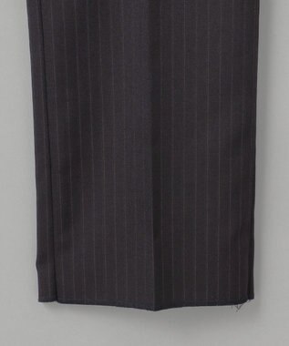 GOTAIRIKU シワになりにくい【御幸毛織/みゆきけおり】DRY SPINNER(ドライスピナー)スーツ（ブラウンストライプ） ダークブラウン系1