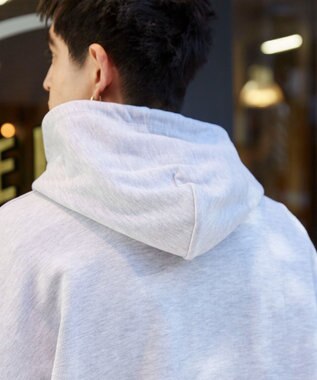 WEGO 【ユニセックス着用ITEM】ワッペンロゴパーカー アッシュグレー