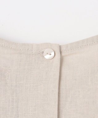 ANY 【洗濯機可能】ライトリネンクロス　チュニック サンドベージュ