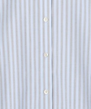 組曲 S 【加藤ローサさん着用】コットンタッチシャーティングボウタイ付き シャツ ブルー系1