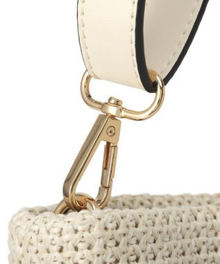 YECCA VECCA 【A4対応】2wayライントートバッグ Ivory