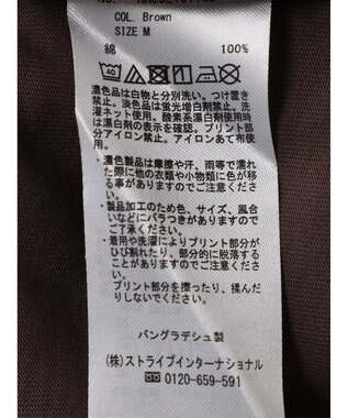 AMERICAN HOLIC 製品染めナンバーロゴカットプルオーバー Brown