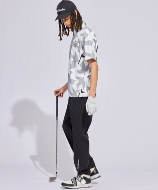 PW CIRCULUS 【花粉がつきにくい】【MEN】BASICテーパードパンツ ゴルフ ブラック系