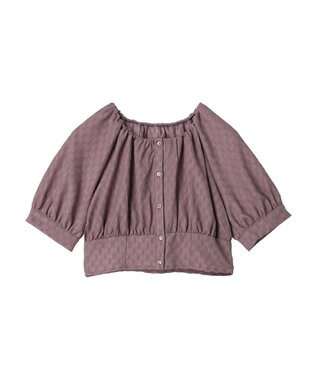 earth music&ecology ジャガードプルオーバー Pink