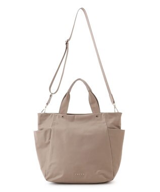 TOCCA 【撥水・A4サイズ対応】ALINE NYLONTOTE M  ナイロントートバッグ ベージュ系