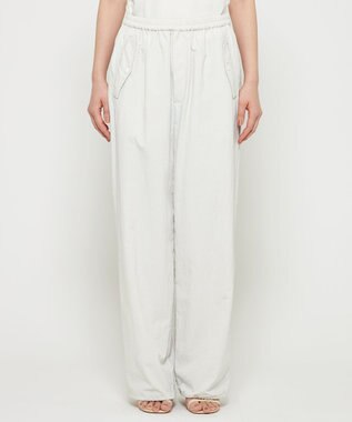 uncrave ライトプルーフナイロン パラシュートパンツ グレージュ