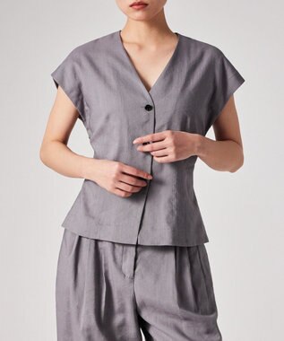 Paul Smith レーヨンリネン Vネックジレ