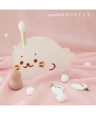 Mother garden しろたん アクリルペンスタンド 《寝そべり》 -