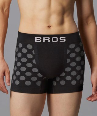 WACOAL MEN ボクサーパンツ 【EVERYDAY BOXER】 吸汗速乾 立体成型 前閉じ 下着 メンズ GT3490 /ブロス バイ ワコールメン ブラック