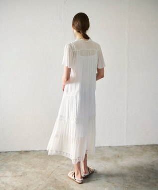 GRACE CONTINENTAL レースコンビカフタンワンピース キナリ