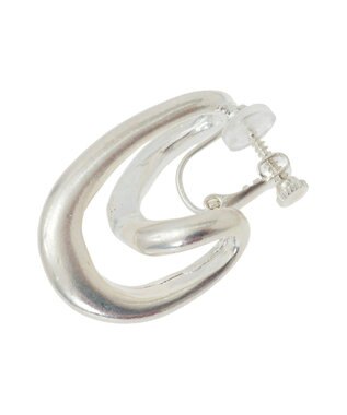 YECCA VECCA クロスフープイヤリング Silver