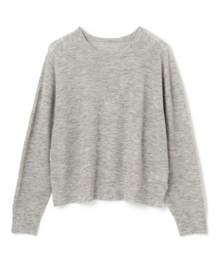 UNFILO ファインアルパカ クルーネック グレー