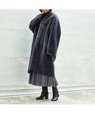 MODE ET JACOMO <MODE ET JACOMO>サイドバックルショートブーツ ブラック