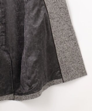 JOSEPH ABBOUD 【尾州産カシミヤブレンド素材/軽量】カシミヤブレンドアルパカヘリンボーン ステンカラーコート ライトグレー系7