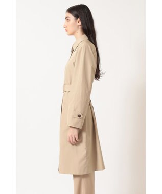 DAKS ハウスチェック ステンカラーコート ベージュ