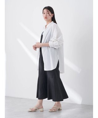 earth music&ecology Ｖネック裾切替キャミワンピース Black