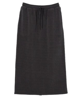 Green Parks カットコールタイトスカート Charcoal Gray