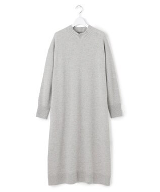 23区 S 【洗える】カシミヤブレンド ニットワンピース ライトグレー系