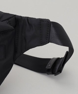 GOTAIRIKU 日本製【PELLE MORBIDA】DICROS SOLO ウエスト型ショルダーバッグ ブラック系