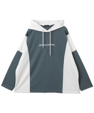 WEGO ドルマンポンチフードT（LS） ブルー