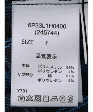 Green Parks ・ＥＬＥＮＣＡＲＥ　ＤＵＥ　チェックキリカエワンピース Blue