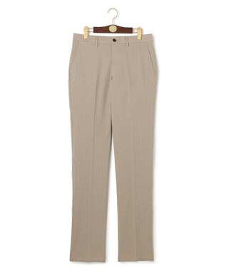 J.PRESS MEN クールマックスサッカー ステムテーパードパンツ ベージュ系3